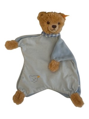 Steiff 239588 Schmusetuch Schlaf gut Bär blau Schnuffeltuch Kuscheltuch Baby