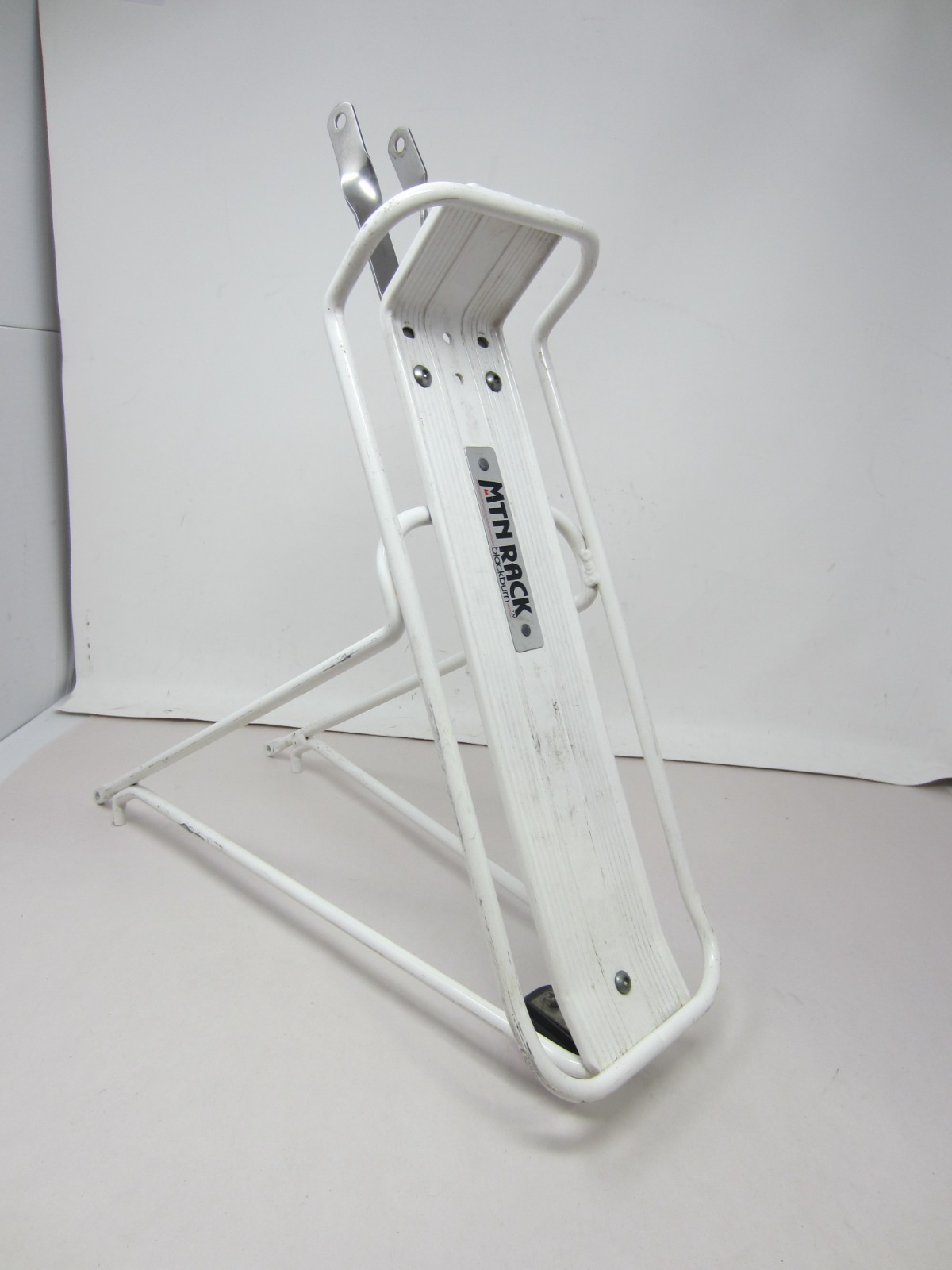Rare Vintage White Blackburn Mountain Bike Rear MTN Rack Fit For 26" Wheel Bikes