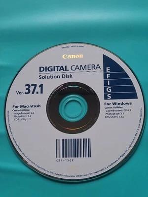 Canon For Windows Ver. 37.1 C84-1569 CD - Image 1 of 2