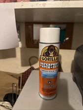 Gorilla Waterproof Patch  Seal Spray, White, 14 OZ Rubberized Sealant Spray