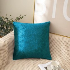 Crushed Velvet Cushion Covers Sofa Throw Pillowcases Cover 16" 18" 20" 22" 24"
