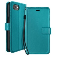 Mayaxess,,Kartenetui Iphone 16E,Standfunktion Und Handschlaufe,TüRkis