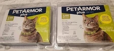 2 Boxes PET ARMOR PLUS Flea & Tick, Cats & Kittens OVER 1.5 Lbs 3+ 3 Doses = 6mo