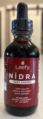 Leefy Organics Nidra Tart Cherry Restful Sleep Support 2oz/59mL Sealed
