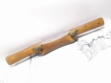 BRASS BOXWOOD THUMBSCREW ADJUSTMENT SLIGHT CURVE SPOKE SHAVE SPOKESHAVE REF4616