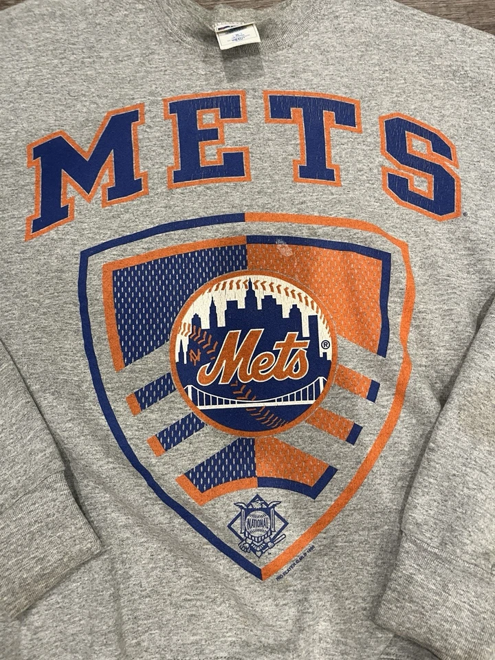 De colección 1998 New York Mets cuello redondo talla XL Etiqueta On A Pro Player Foto 3 de 4