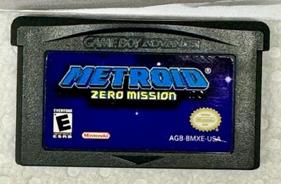 Metroid Zero Mission Nintendo Game Boy Advance GBA cart only *save still works*