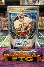 2024 Panini Spectra - Spectral Sigs Christian Okoye #SS-COE Neon Blue Prizm /50