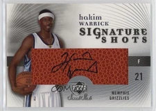 2005 Upper Deck Sweet Shot Signature Shots Hakim Warrick #SS-HW Rookie Auto RC