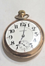 Antique 1922 Hamilton 940 Size 18s 21 Jewels Railroad Grade Pocket Watch RUNS