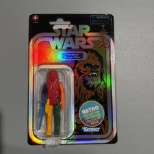 Star Wars Retro Collection 3.75 Chewbacca Prototype Edition New Sealed Red Body
