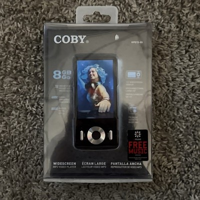 Coby Wide Screen MP3 Video Player 8GB Black MP815-8G NOS Sealed