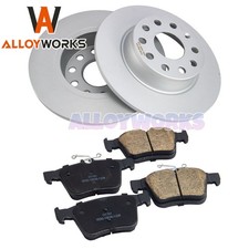 Disc Brake Rotor+Pad Set Rear Fit AUDI A3 SEAT LEON 5F SKODA KAROQ VW GOLF 7