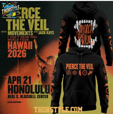 Pierce The Veil Celebrating I Cant Hear You World Tour 2026 3D Hoodie