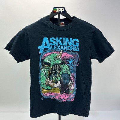 Vintage 2012 Asking Alexandria Signed Band Shirt S Swamp Monster Shirts For Cure