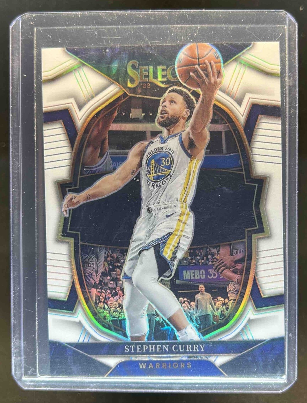 2022-23 Select Stephen Curry White Prizms Concourse #/149 Warriors