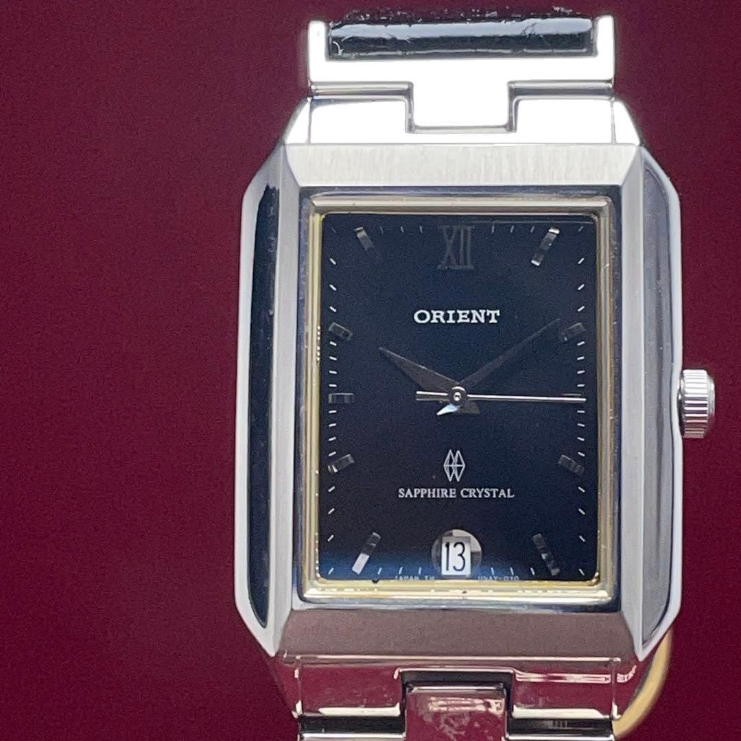 ORIENT Rectangular Watch 28mm SAPPHIRE GLASS BLAC… - image 3