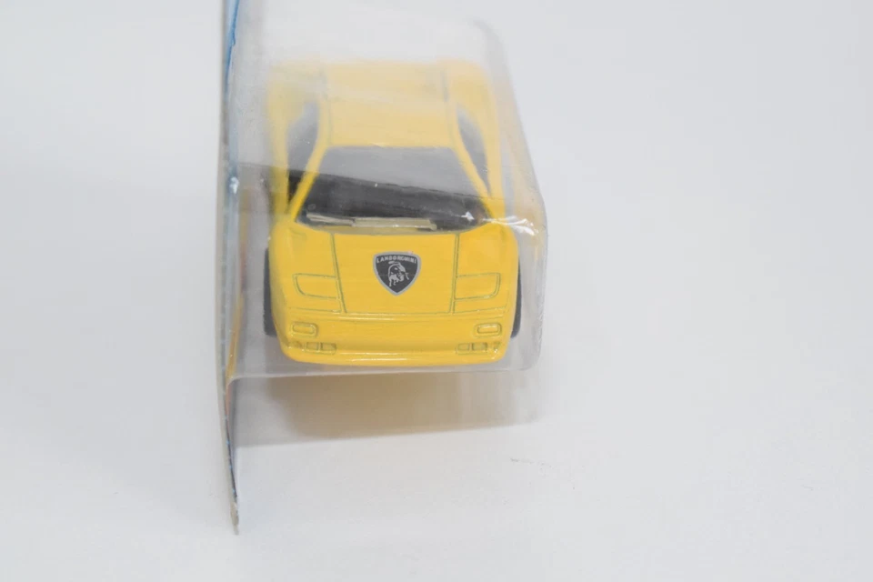 Caja de cerillas B86 1:64 3 pulgadas 3 pulgadas MB49 MB-49 LAMBORGHINI DIABLO AMARILLO SIN USAR, EN CAJA Foto 4 de 4