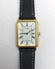 Rare Seiko Chariot Tank Roman Index Manual Winding 2220-3460 Vintage Watch Men