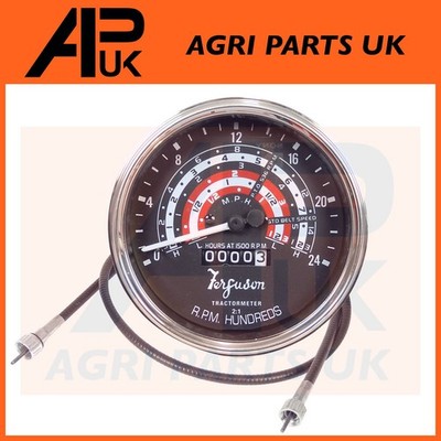 Drehzahlmesser Drehzahlmesser 4 Zyl 23C & Antriebszug für Massey Ferguson 835 Traktor