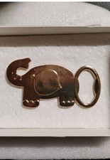 Gold Tone Elephant Belt Buckle   READ DESCRIPTION
