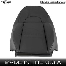 1998-2000 For Ford Explorer Xlt Genuine Leather Driver Top Seat Cover Graphite