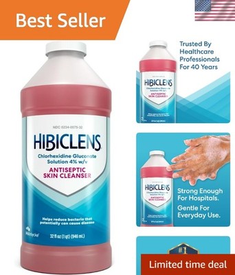 Hibiclens   Antimicrobial and Antiseptic Soap and Skin Cleanser   32 Oz   for Ho