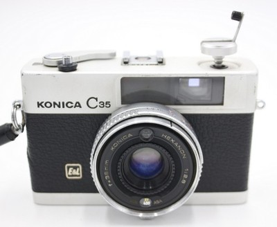 Konica C35 E&L 35mm Film Camera w/ 38mm f2.8 Lens SR:359917