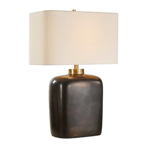 Uttermost 30565 Quentin 25" Tall Vase Table Lamp - Bronze - Picture 1 of 6
