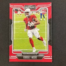 Rondale Moore 2021 Panini Playbook Rookie Card #116 Arizona Cardinals. rookie card picture