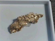 2.19g Gold Nugget With Part Crystaline From Round Mt Mine Nye Country Nevada Usa 3702.59 per troy oz
