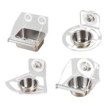 Bird Feeders Water Dispenser Durability Bird Feeders with Stainless Steel Dish