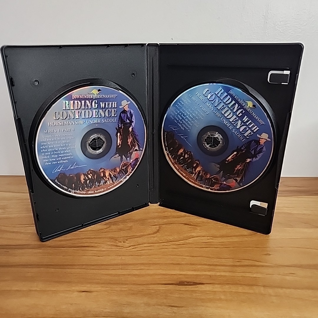 Downunder Horsemanship Riding with Confidence 4-Disc DVD Set Series 1 Parts 1-4