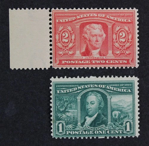 CKStamps: US Stamps Collection Scott#323 324 1c 2c Mint NH OG