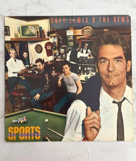HUEY LEWIS and The News - Sports - Vinyl LP (Chrysalis, 1983) VG Tested