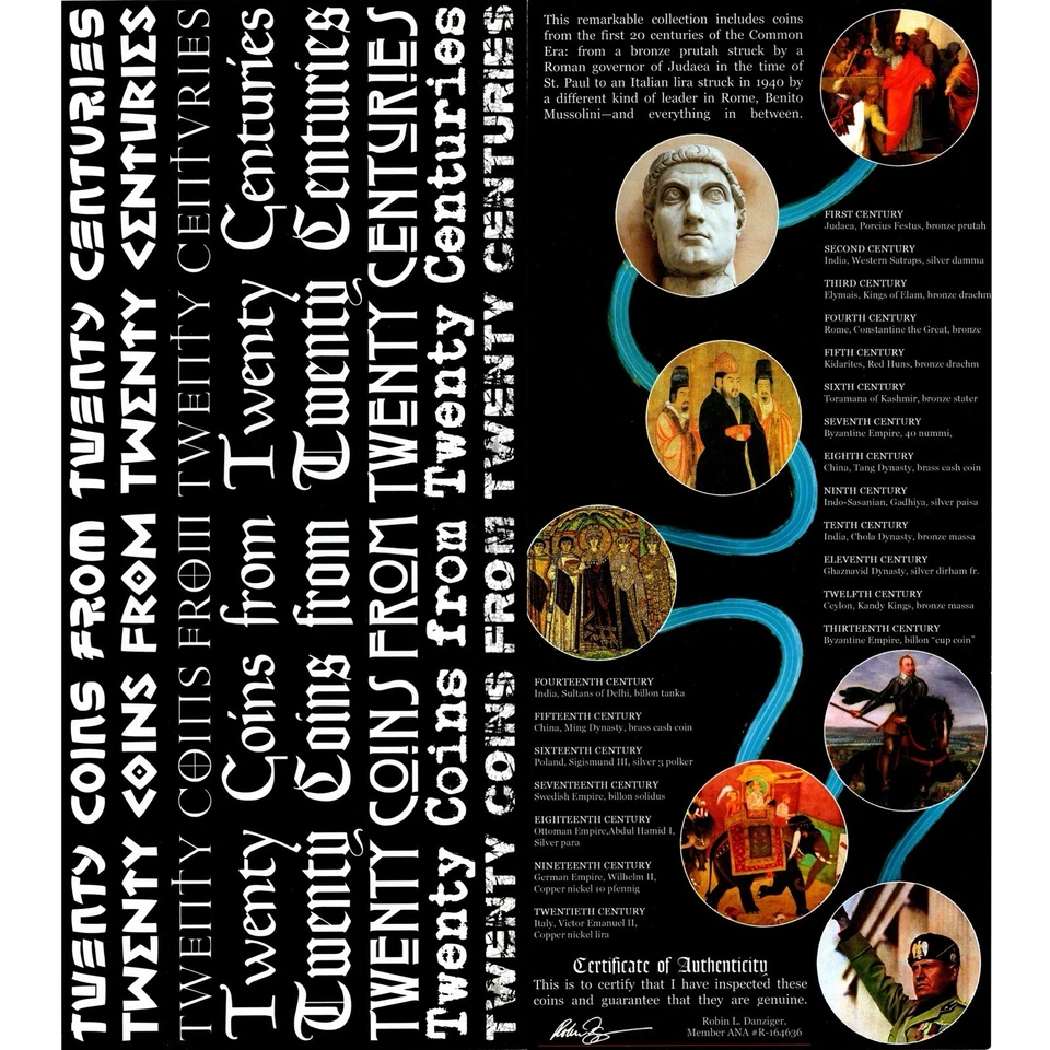 JUEGO HISTÓRICO DE LUJO: 20 Monedas de 20 Siglos Roma China Judea y MUCHAS MÁS Foto 4 de 4