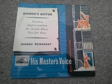 DJANGO REINHARDT Django's Guitar EP 1956  HMV    near mint