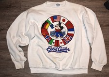 Vintage 1980s Disney Epcot Centre Mickey Mouse Sweatshirt Sweater