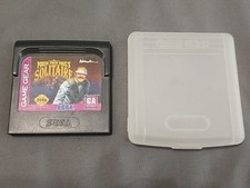 Poker Face Paul's Solitaire Sega Game Gear, 1994 Cartridge And Plastic Case