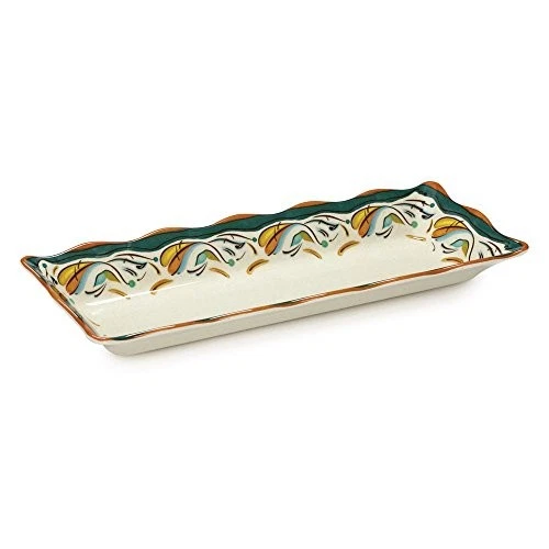 G.E.T. Bella Fresco Multi-Colored Melamine Serving Tray - 17 1/2"L x 6 3/4"W x - Image 2 of 3