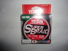 Yo-Zuri Super Braid, 15lb, 150yd. Dark Green