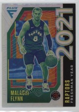 2020-21 Panini Flux Freshman Year Silver Prizm Malachi Flynn #10 2u3