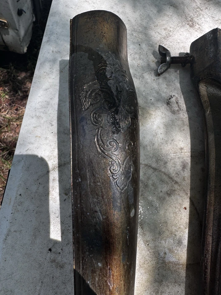 "Patas descapotables cónicas de resina de 4-19"" de alto artesano de salvamento provincial francés" Foto 3 de 4