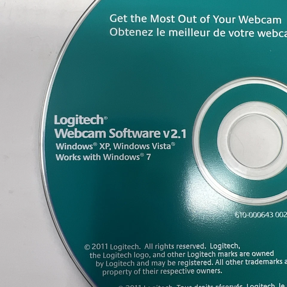Logitech Webcam Software V 2.1 Disc 2011 - Image 2 of 3