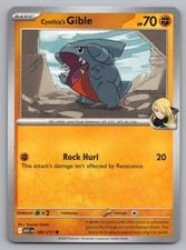 Cynthia's Gible 109/217 Common Ascended Heroes Pokemon Near Mint