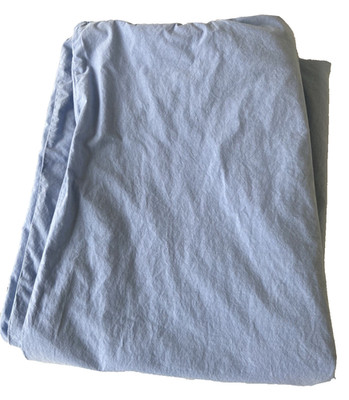 Pottery Barn Kids Twin Duvet Cover~Light Blue~Made in Portugal~100% Cotton