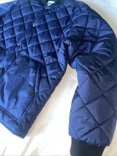Old Navy Jacket Mens Blue Chore Quilted Snaps 2XL Puffer Field Shooting XXL - Picture 7 of 16