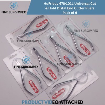 6X Hu-Friedy 678-101 Universal Cut And Hold Distal End Cutter Pliers