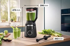 Bosch MMB6652B VitaPower Serie 6 - Blender - Zwart- 1800W - 2 liter beker - 6 au