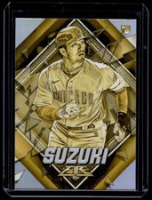2022 Topps Fire Gold Mint 9 or 10 Seiya Suzuki RC Chicago Cubs #74